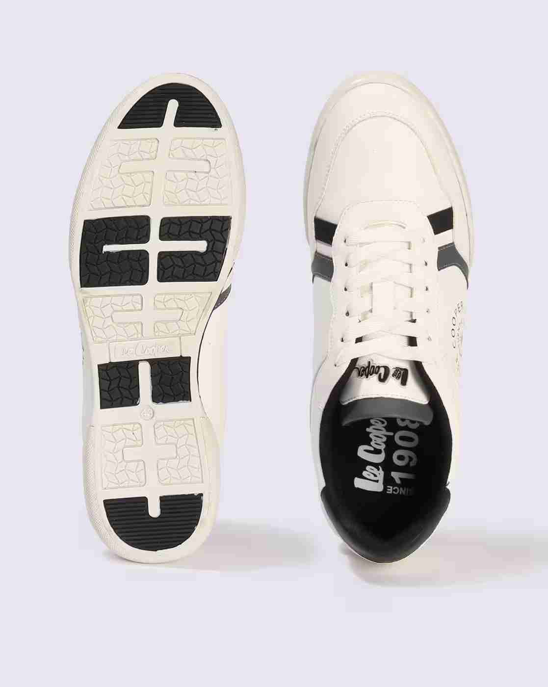 Lee Cooper | Men Brand Print Lace-Up Sneakers|2