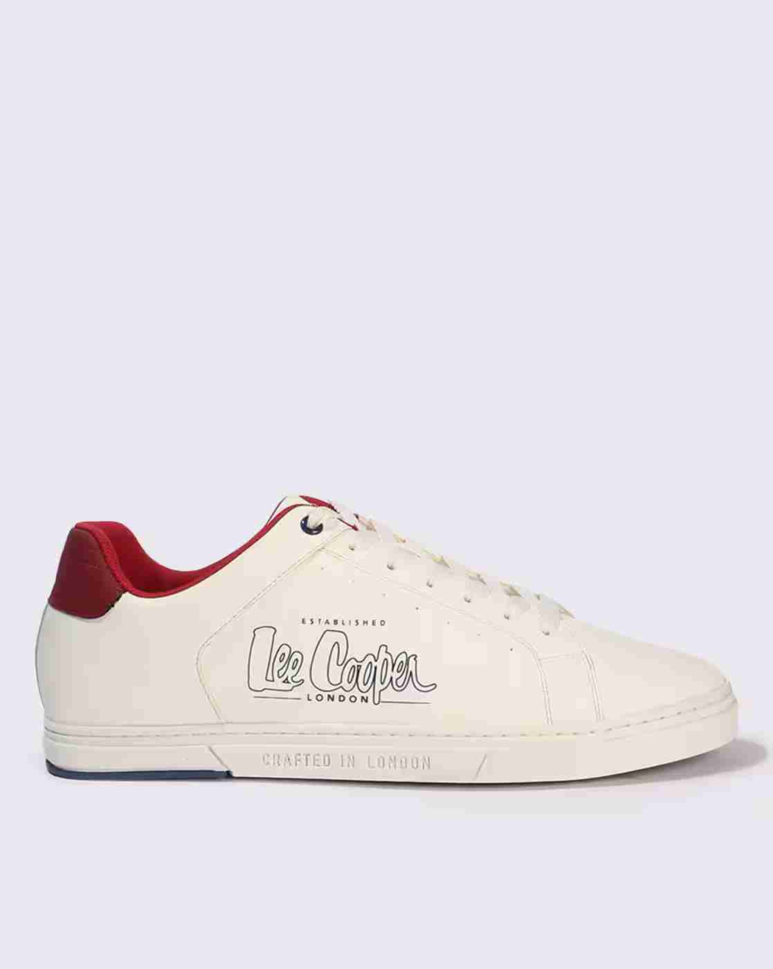Men Brand Print Lace-Up Sneakers