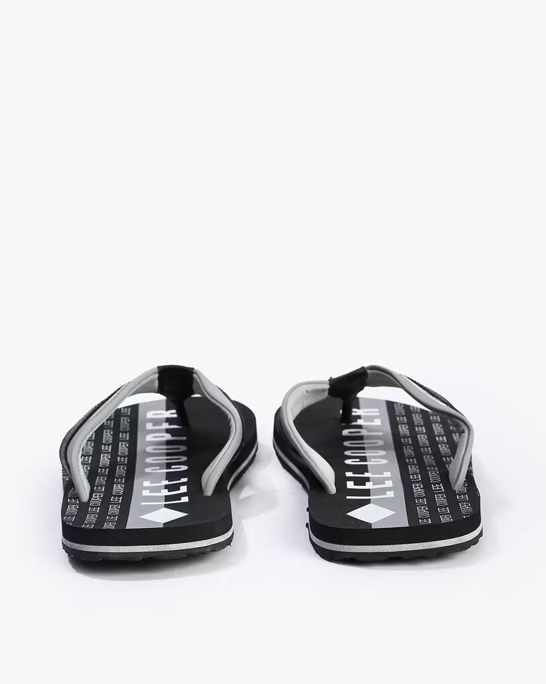 Lee Cooper | Men Brand Print Thong-Strap Flip-Flops|4