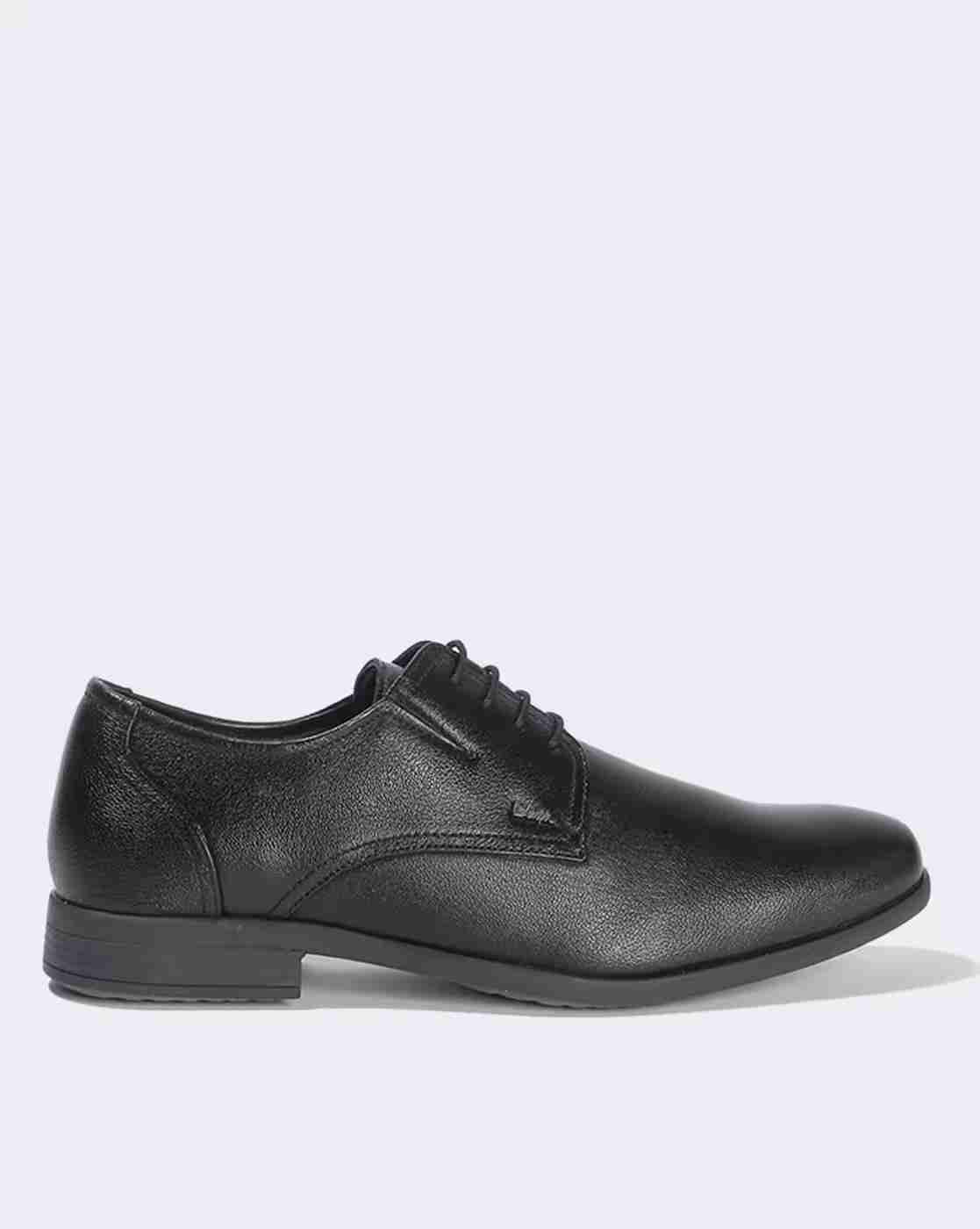 Men Lace-Up Derby Formal Shoes