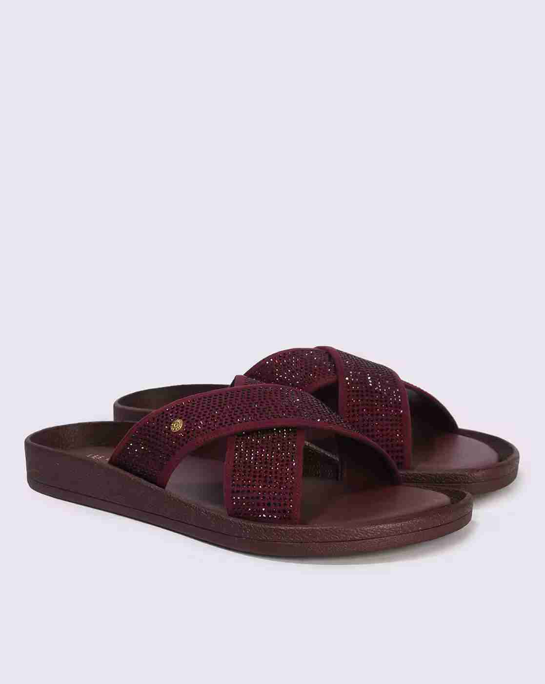 Lee Cooper | Women Embellished Cross-Strap Sandals|0
