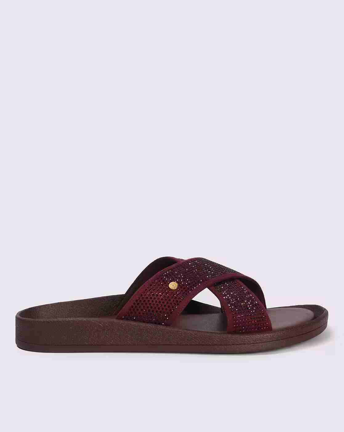Lee Cooper | Women Embellished Cross-Strap Sandals|1
