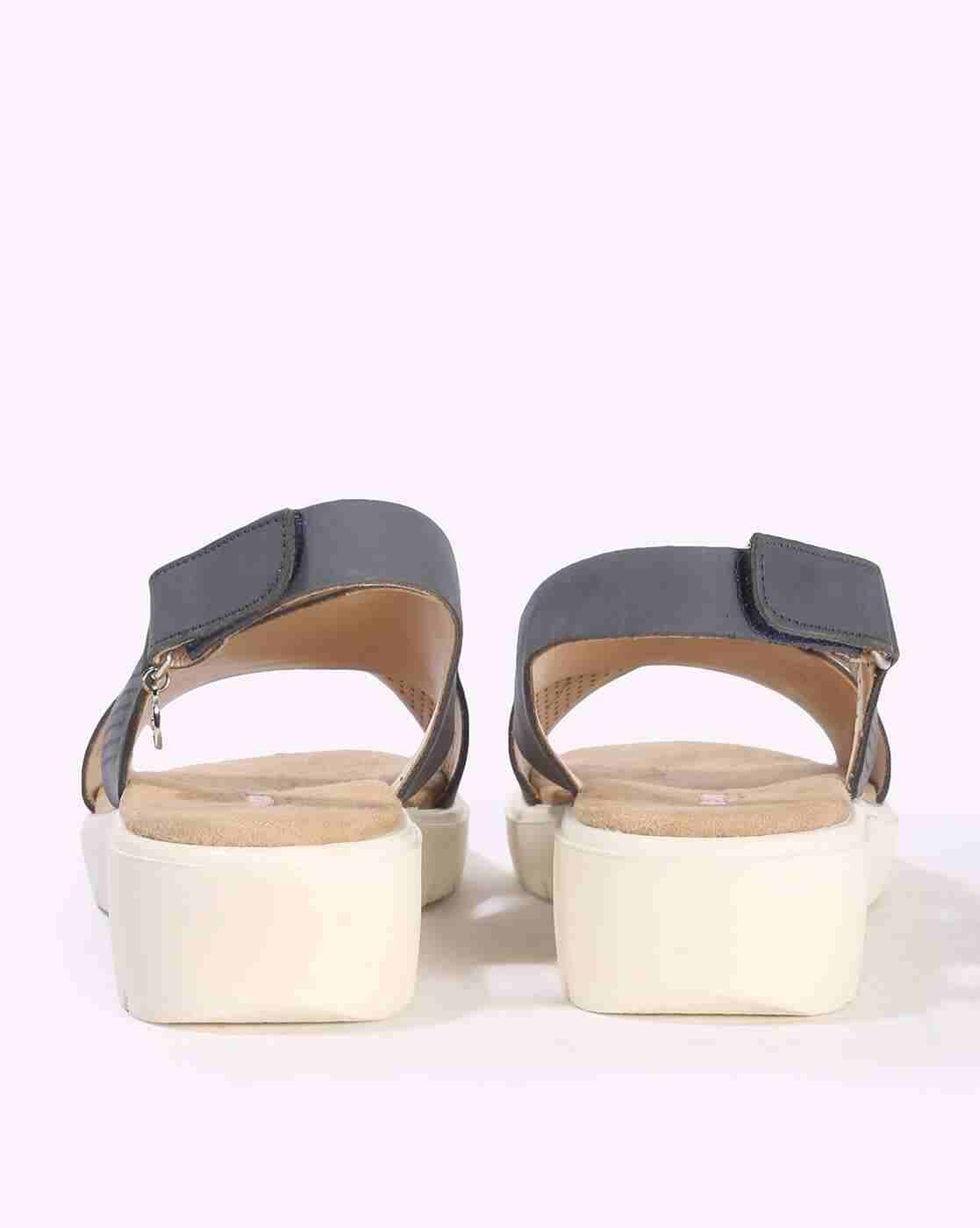 Lee Cooper | Women Open-Toe Wedges with Velcro Fastening|3