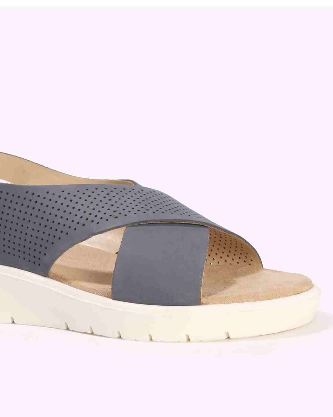 Lee Cooper | Women Open-Toe Wedges with Velcro Fastening|4