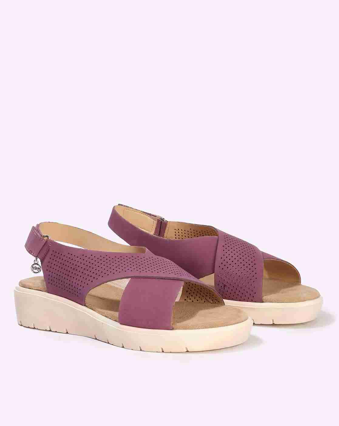 Lee Cooper | Women Open-Toe Wedges with Velcro Fastening|0