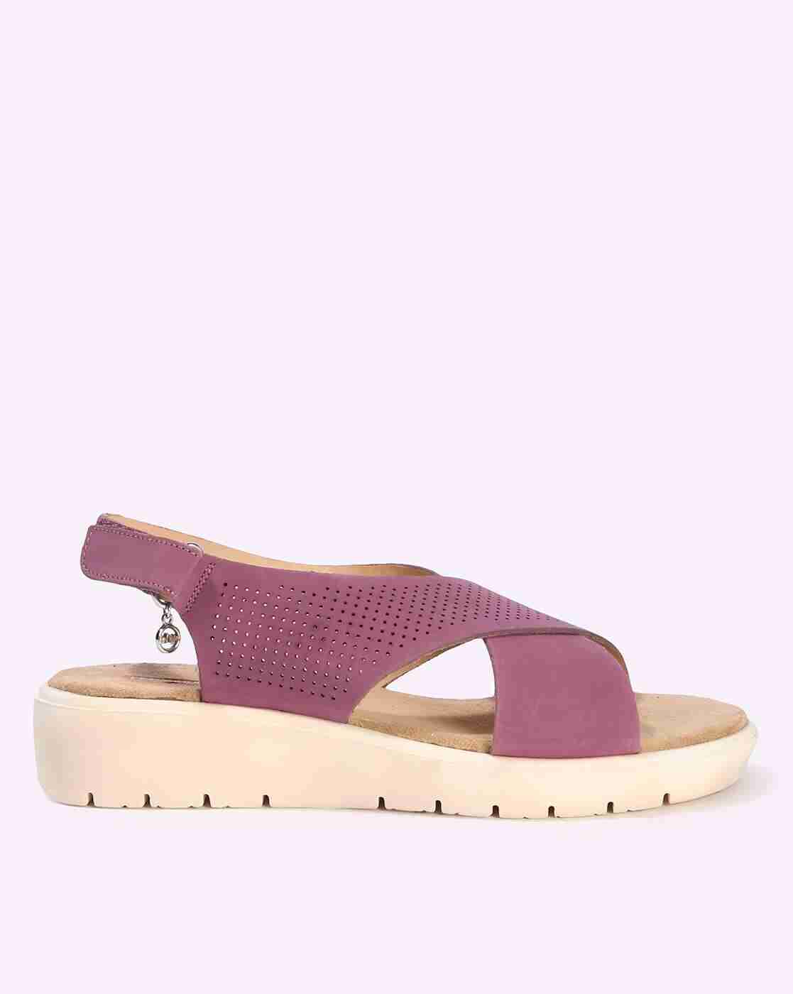 Lee Cooper | Women Open-Toe Wedges with Velcro Fastening|1
