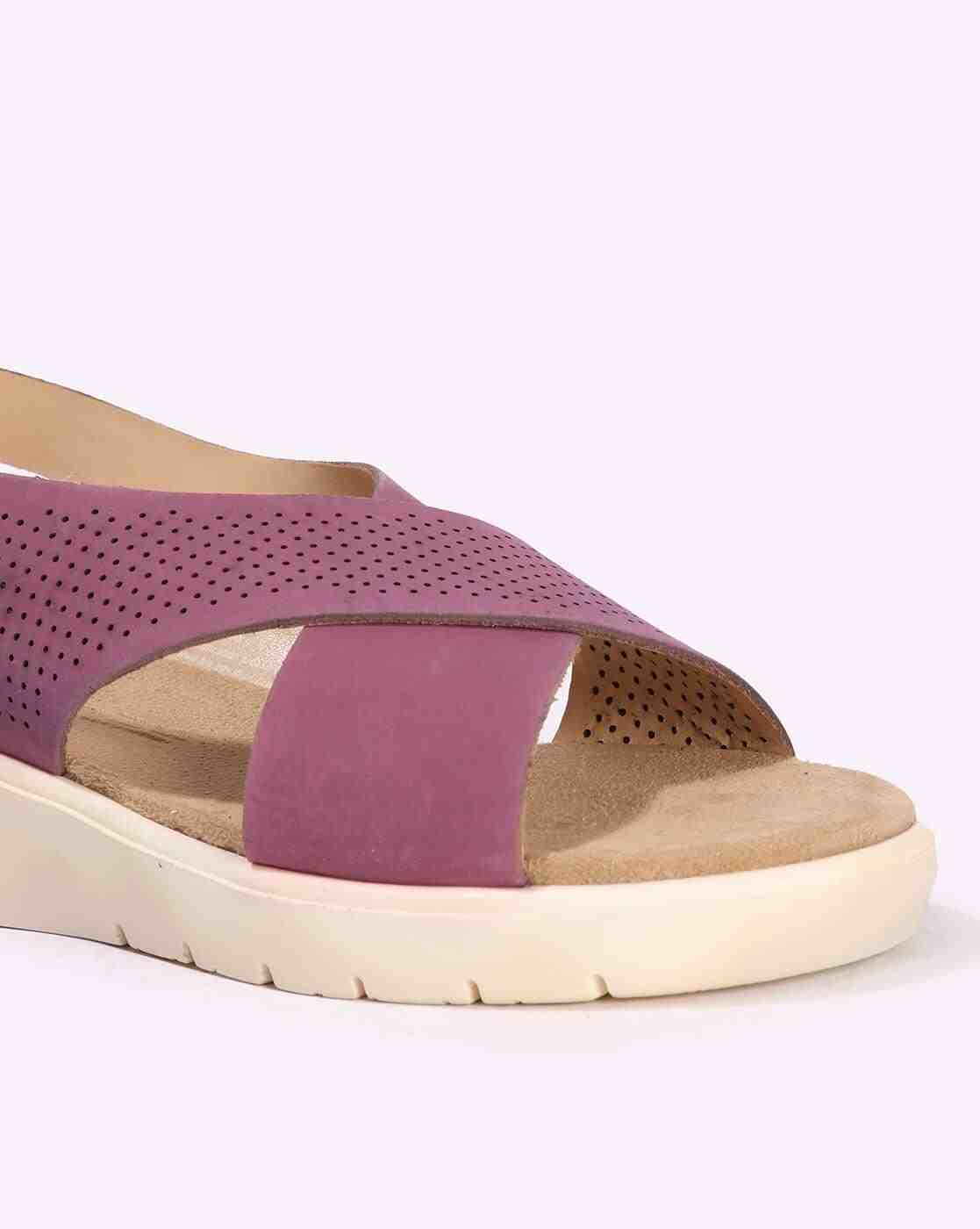 Lee Cooper | Women Open-Toe Wedges with Velcro Fastening|4