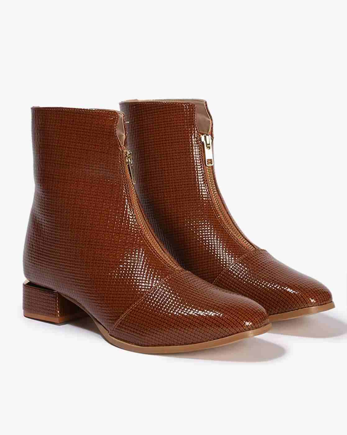 Lee Cooper | Women Ankle-Length Boots with Zip Fastening|1