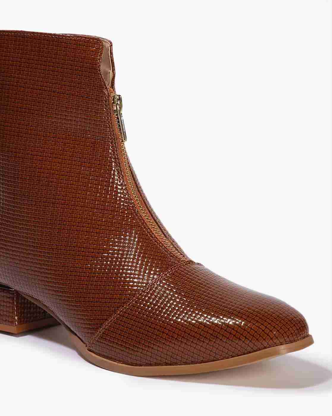 Lee Cooper | Women Ankle-Length Boots with Zip Fastening|4