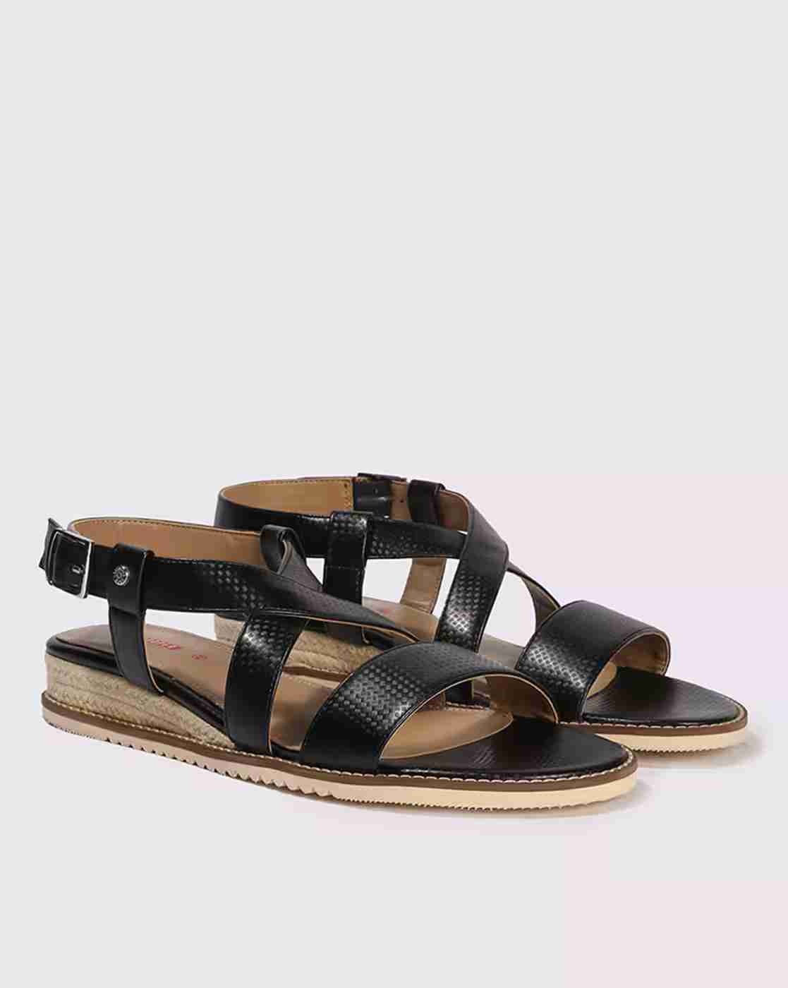 Lee Cooper | Women Multistrap Flat Sandals with Buckle Fastening|0