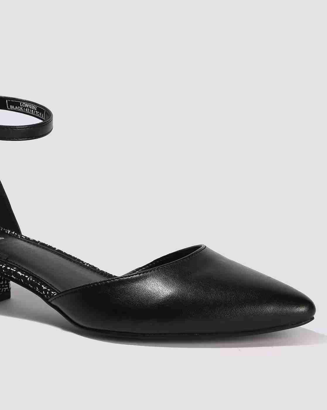 Lee Cooper | Women Block-Heeled Sandals with Ankle Loop Closure|4
