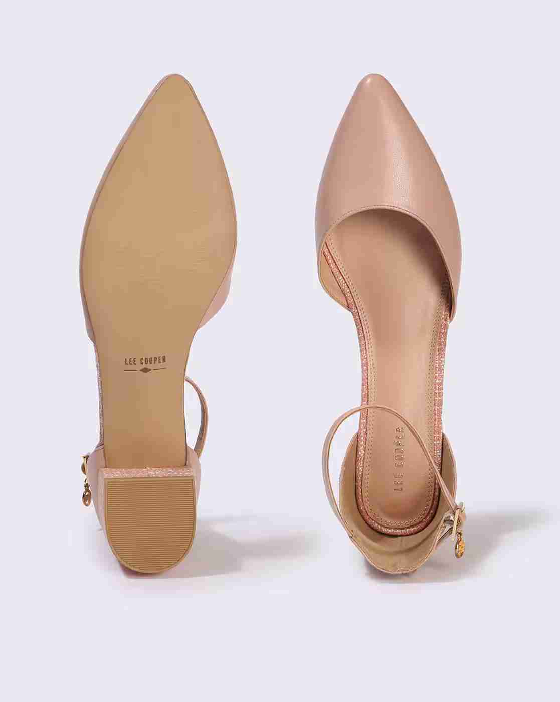 Lee Cooper | Women Block-Heeled Sandals with Ankle Loop Closure|2