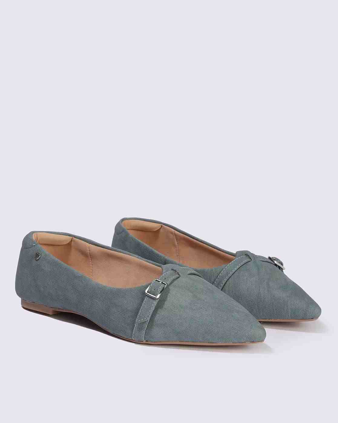 Lee Cooper | Women Pointed Ballerinas with Buckle Accent|0