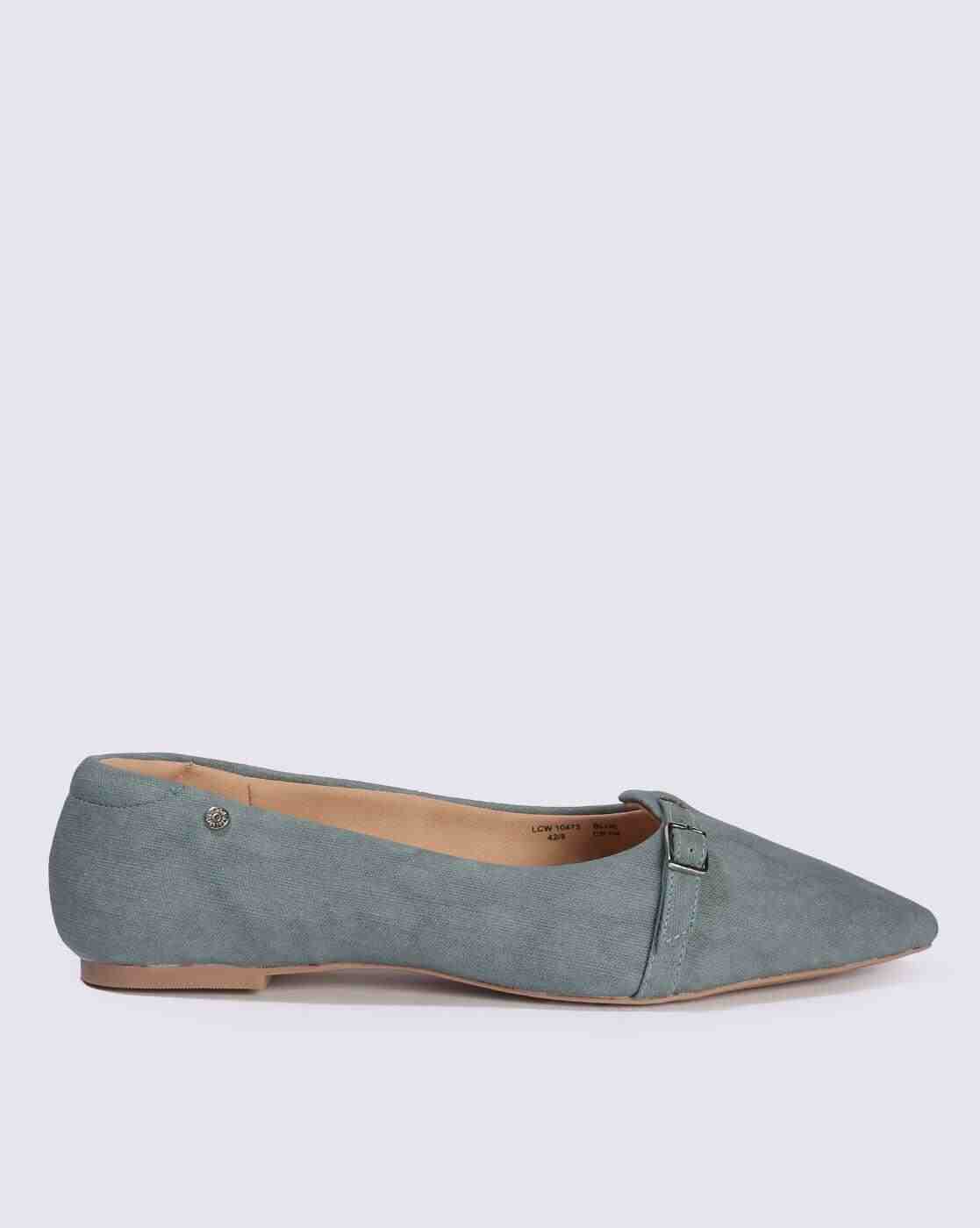 Lee Cooper | Women Pointed Ballerinas with Buckle Accent|1