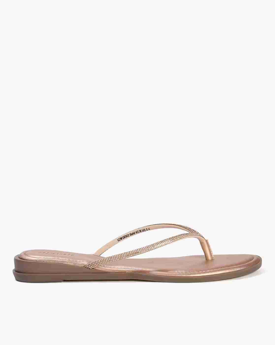 Lee Cooper | Women Embellished Thong-Strap Sandals|0
