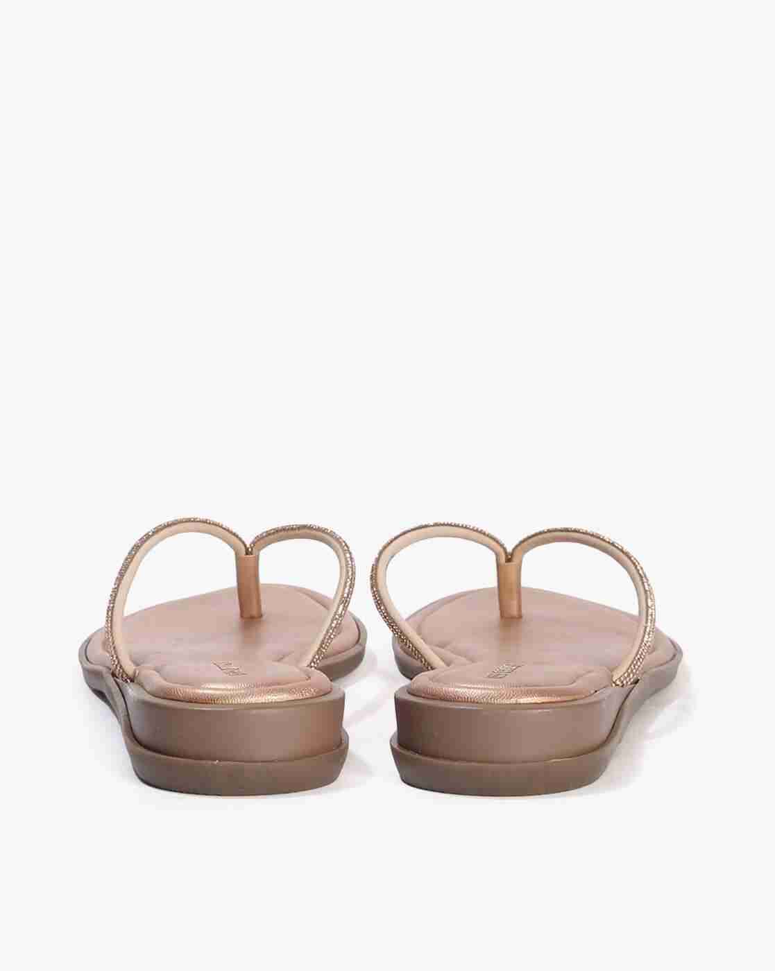Lee Cooper | Women Embellished Thong-Strap Sandals|3