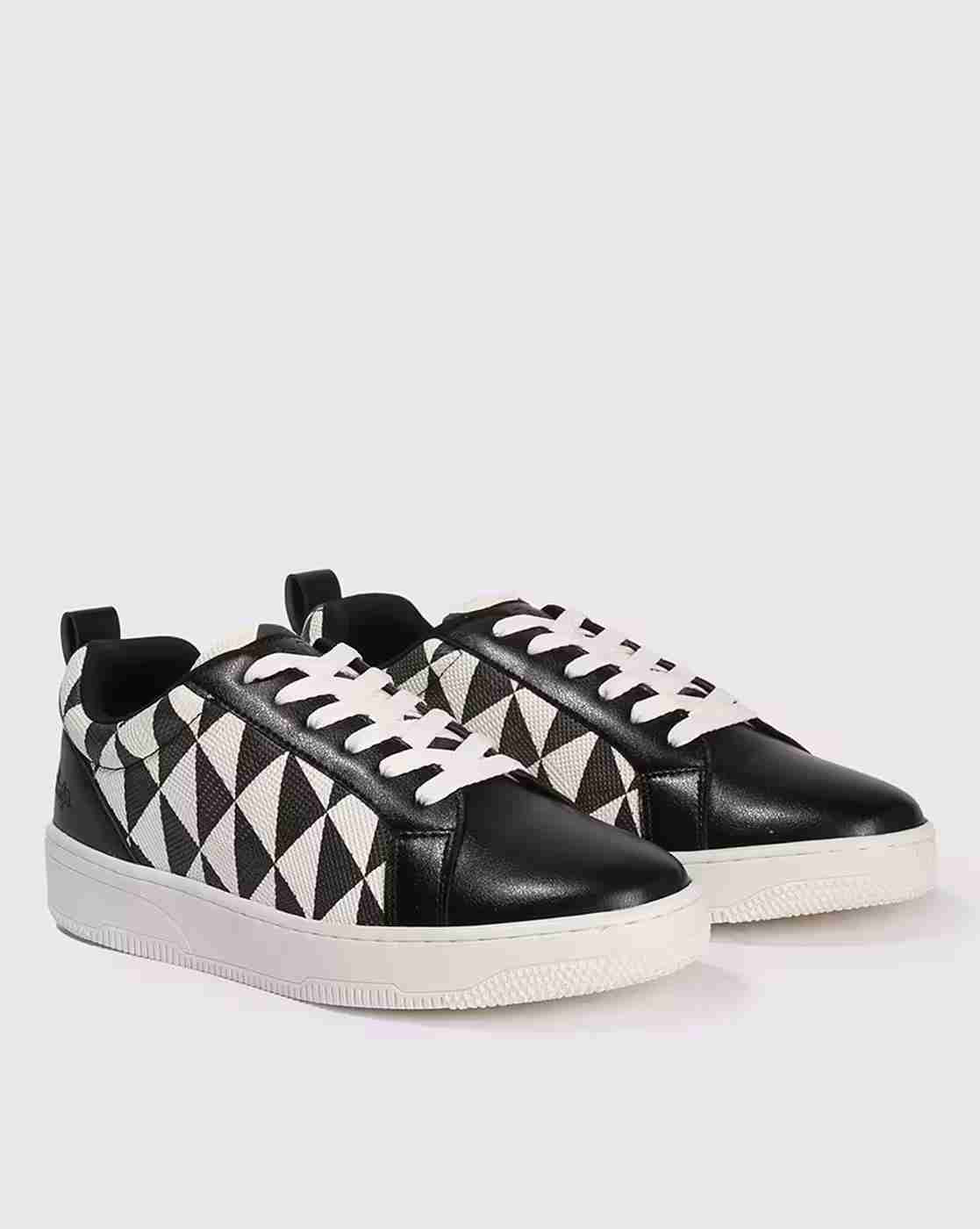Lee Cooper | Women Geometric Print Lace-Up Casual Shoes|1