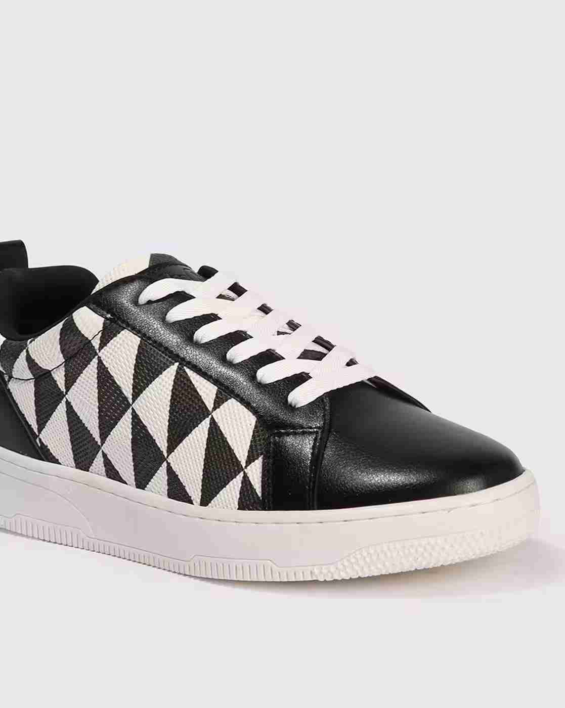 Lee Cooper | Women Geometric Print Lace-Up Casual Shoes|4