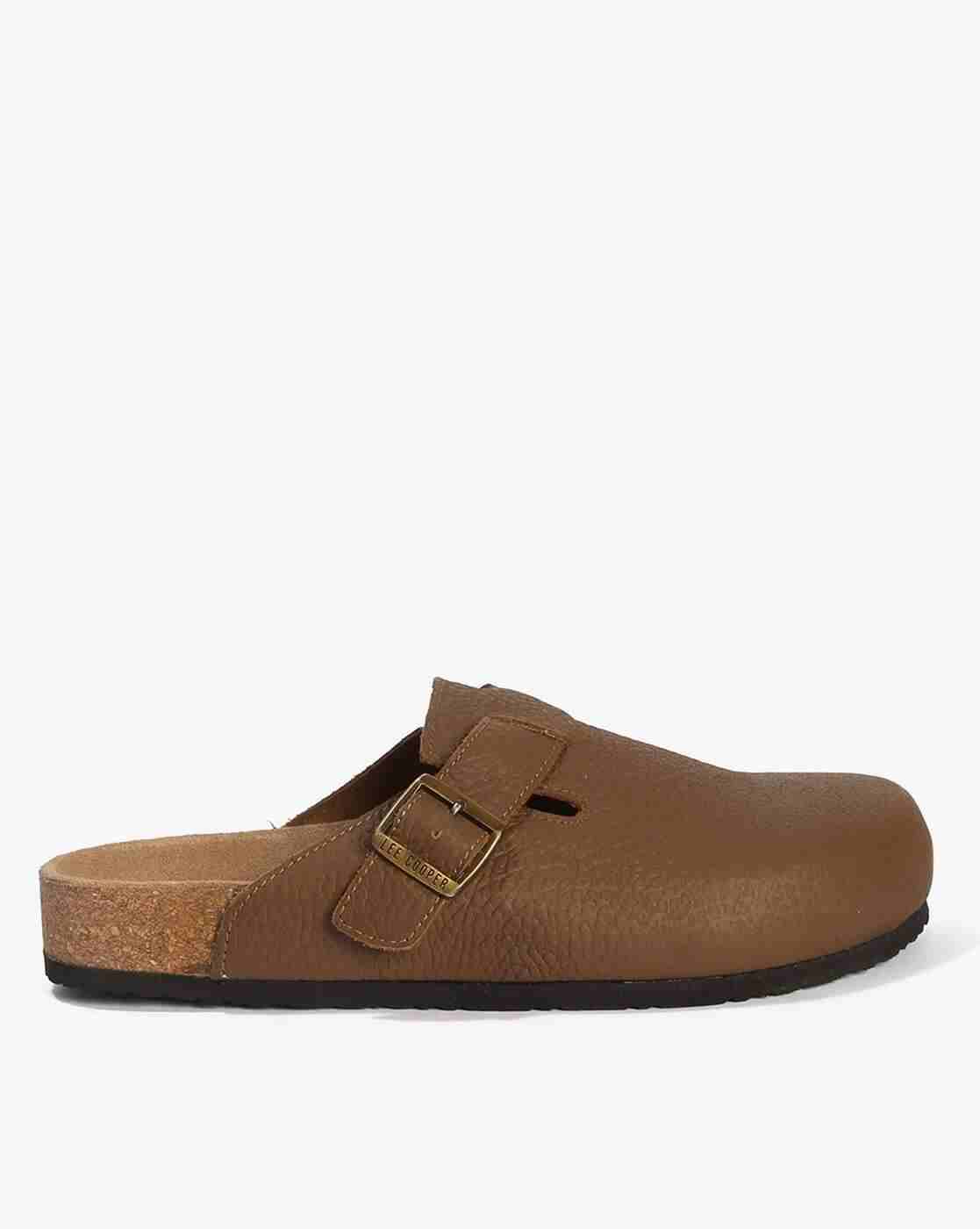 Lee Cooper | Men Patterned Leather Mules|0