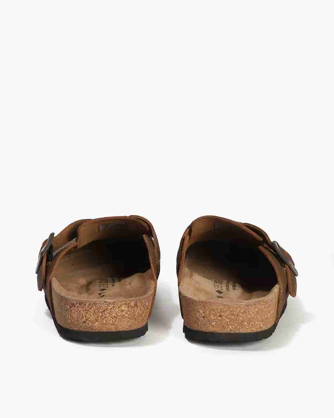 Lee Cooper | Men Patterned Leather Mules|3
