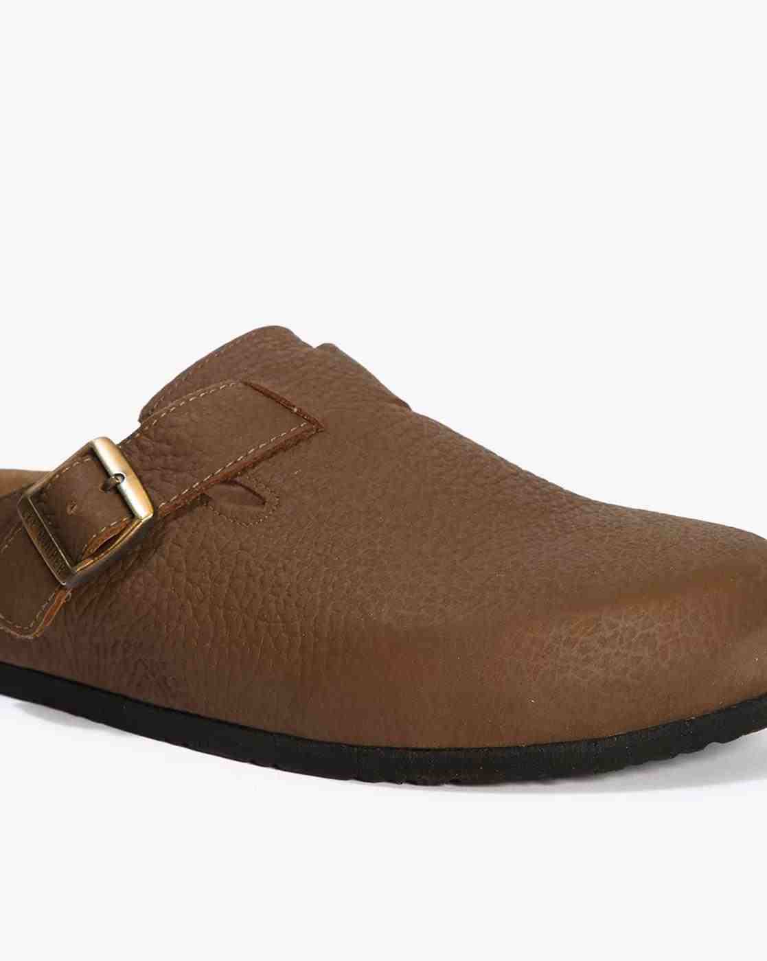 Lee Cooper | Men Patterned Leather Mules|4