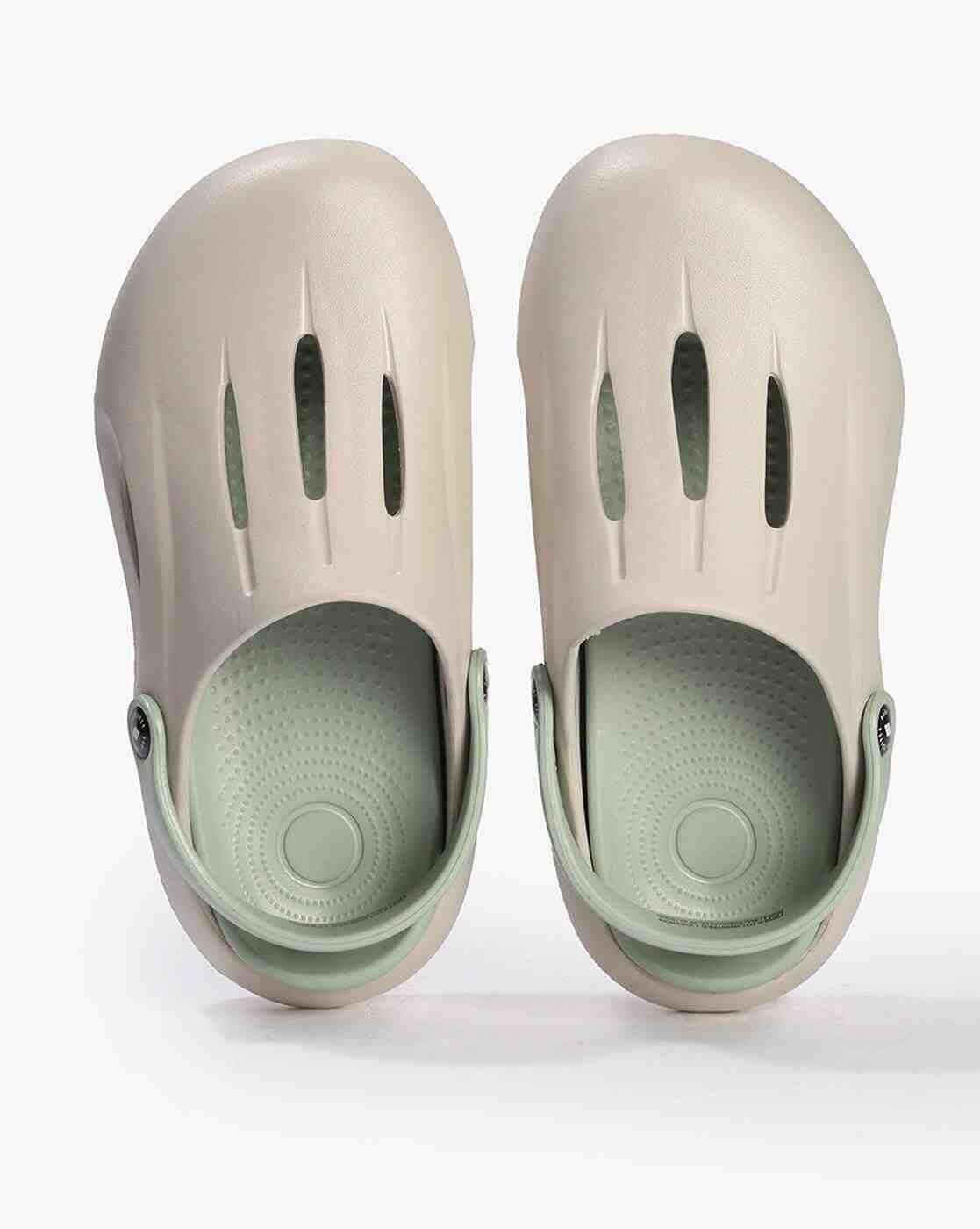 Lee Cooper | Men Laser Cut Clogs with Contrast Footbed|0