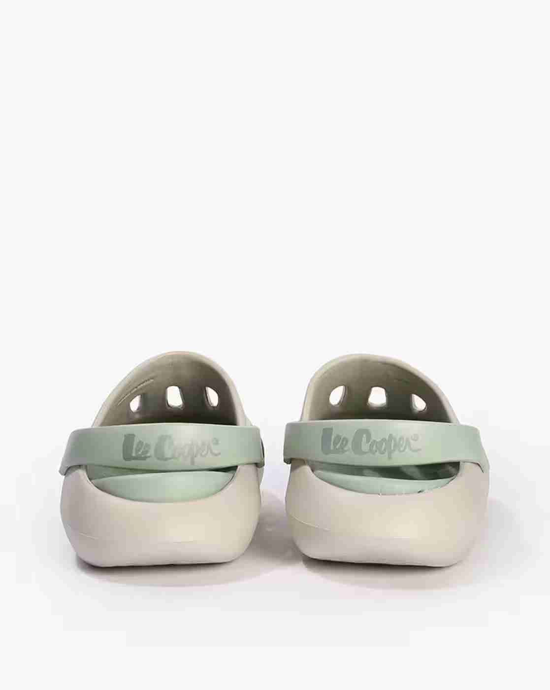 Lee Cooper | Men Laser Cut Clogs with Contrast Footbed|3