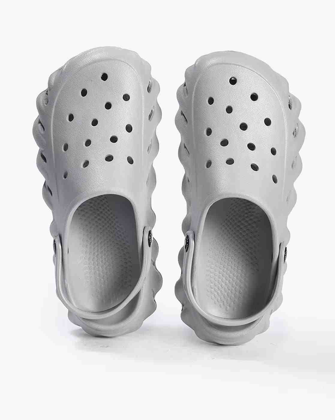 Men Perforated Slingback Clogs
