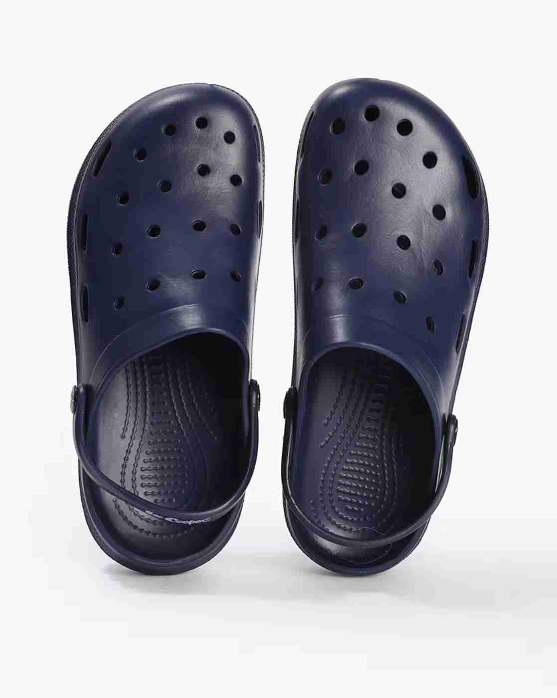 Men Perforated Slingback Clogs