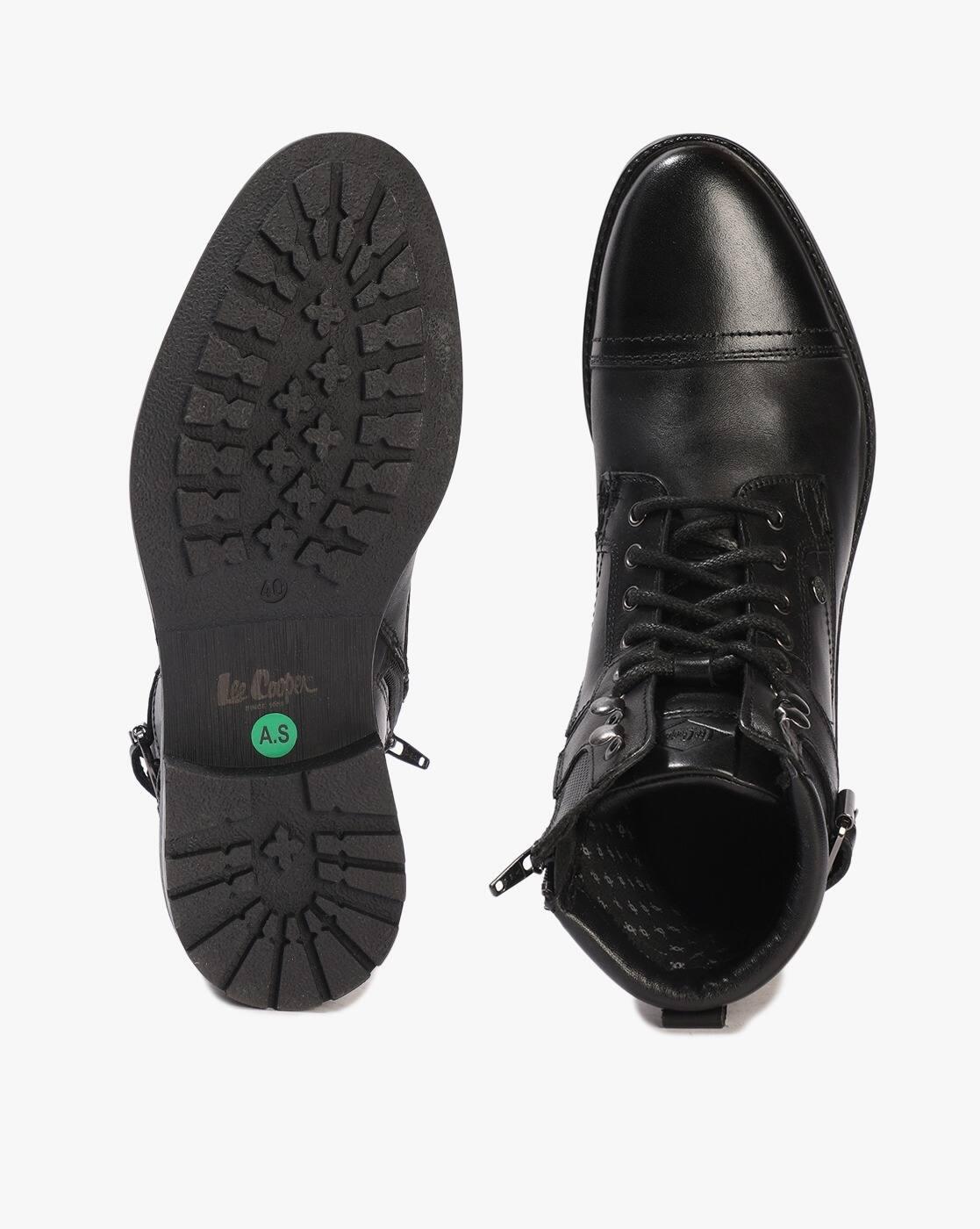Lee Cooper | Men Lace-Up Ankle-Length Boots|2