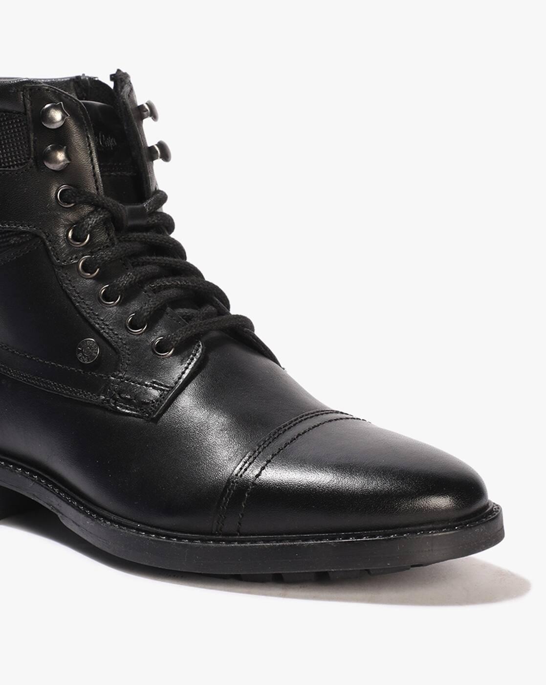 Lee Cooper | Men Lace-Up Ankle-Length Boots|4