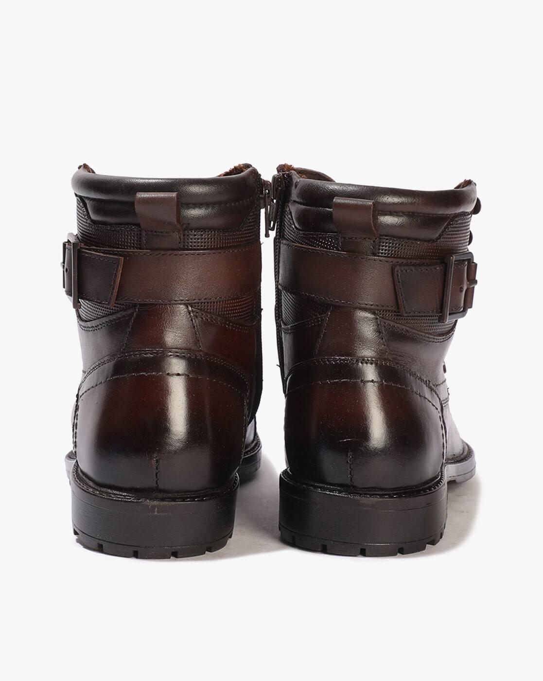 Lee Cooper | Men Lace-Up Ankle-Length Boots|3