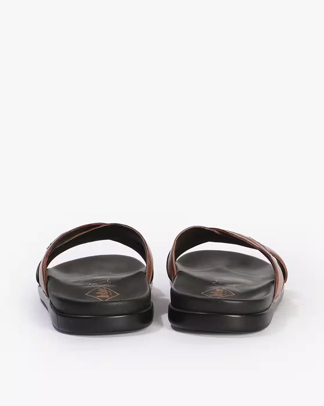 Lee Cooper | Men Leather Cross Strap Sandals|3