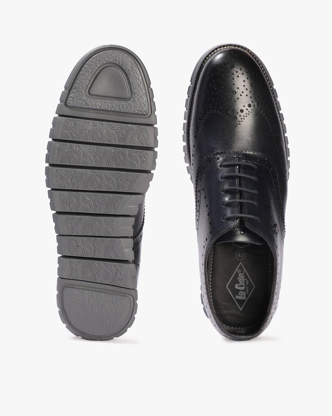 Lee Cooper | Men Leather Lace-Up Brogue Shoes|2