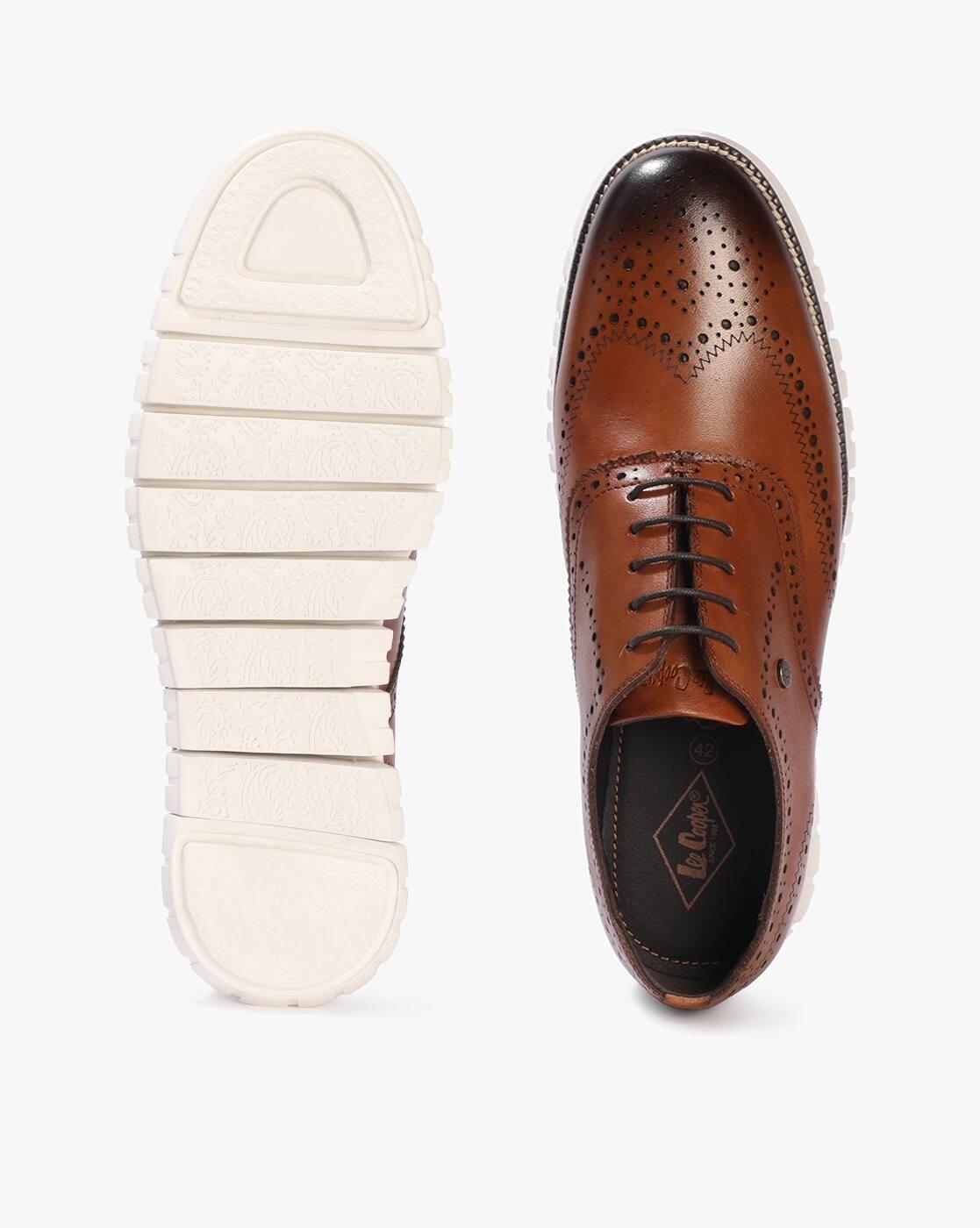 Lee Cooper | Men Leather Lace-Up Brogue Shoes|2