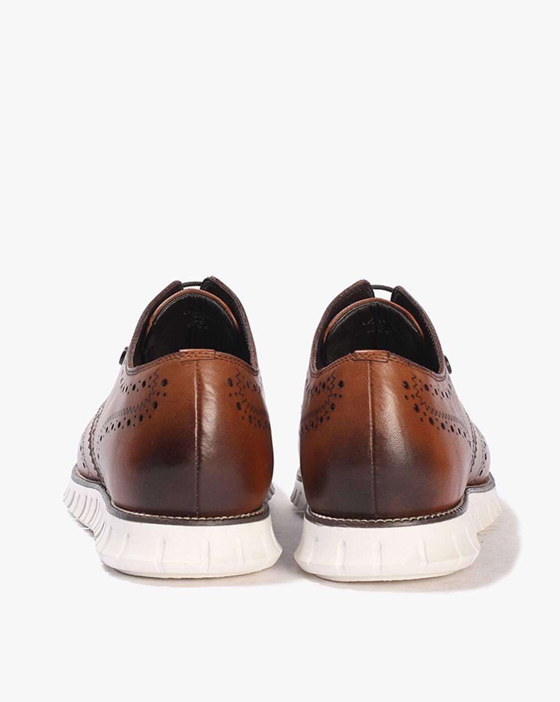 Lee Cooper | Men Leather Lace-Up Brogue Shoes|3