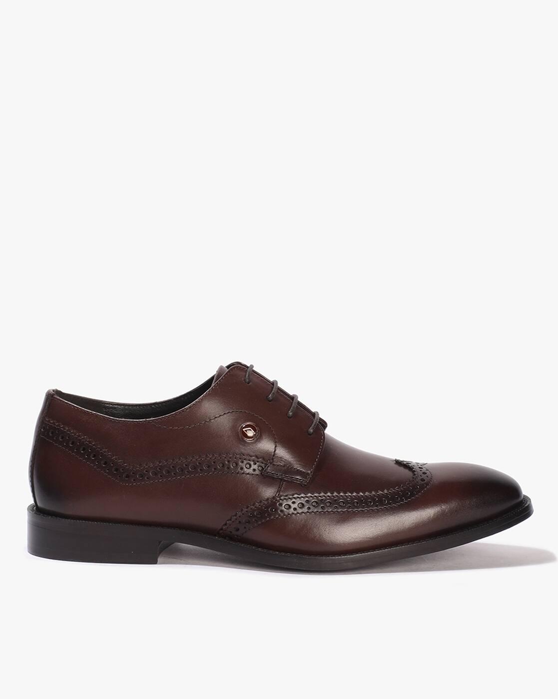 Lee Cooper | Men Round-Toe Wing-Tip Derbys|0