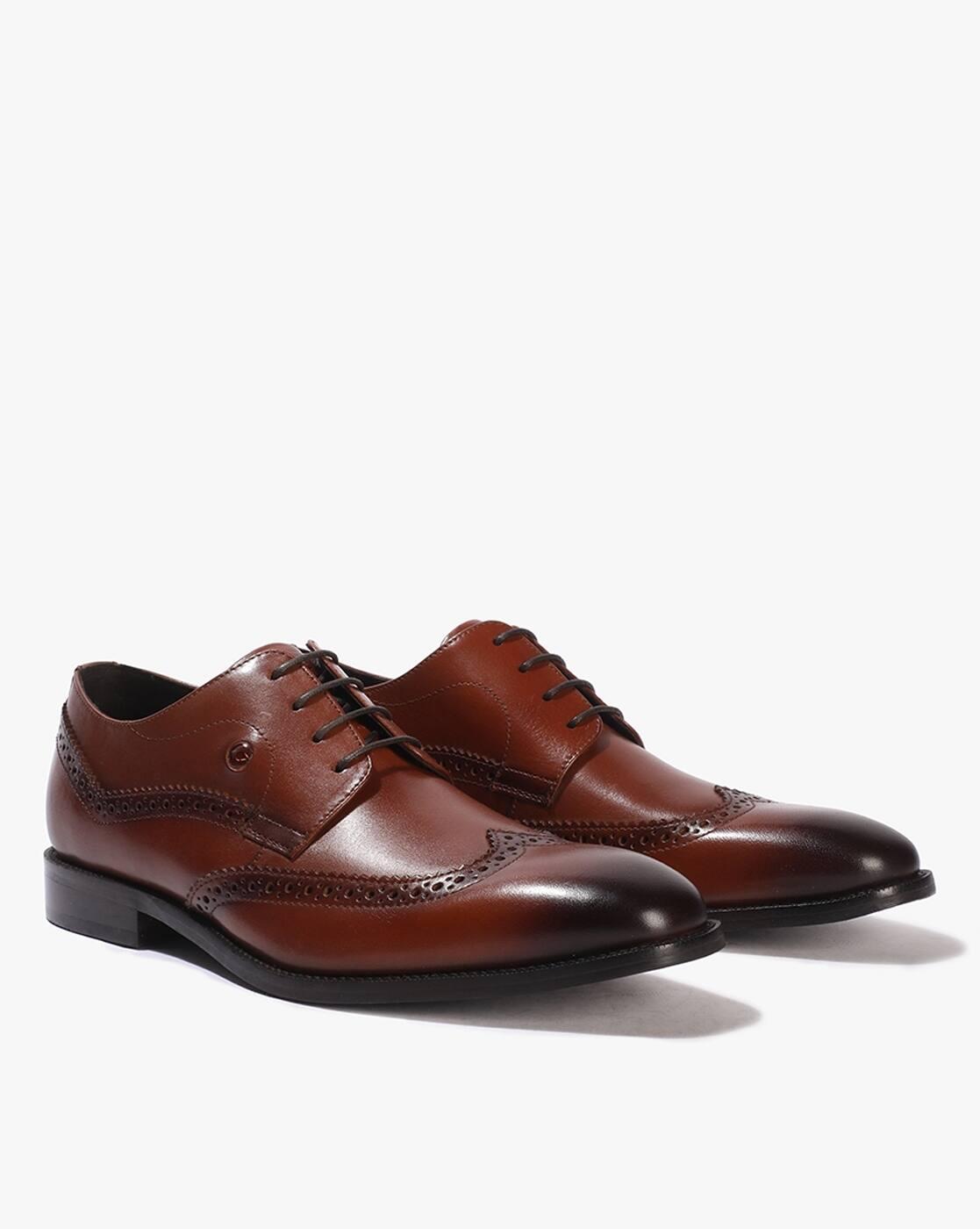 Lee Cooper | Men Round-Toe Wing-Tip Derbys|1
