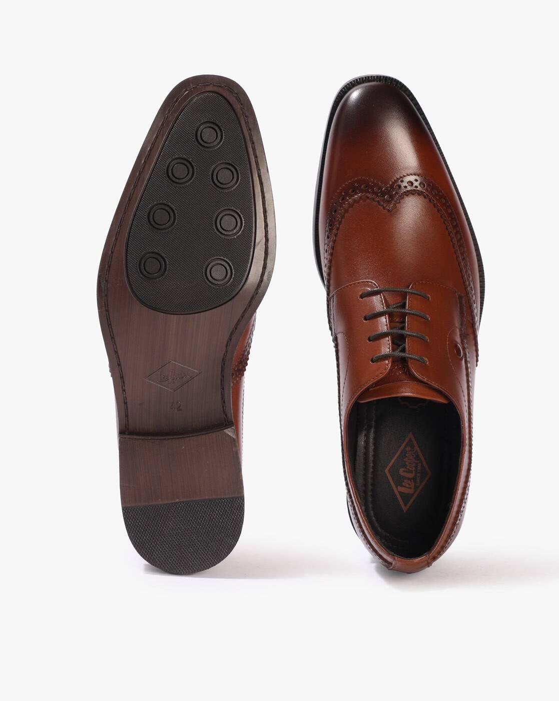 Lee Cooper | Men Round-Toe Wing-Tip Derbys|2