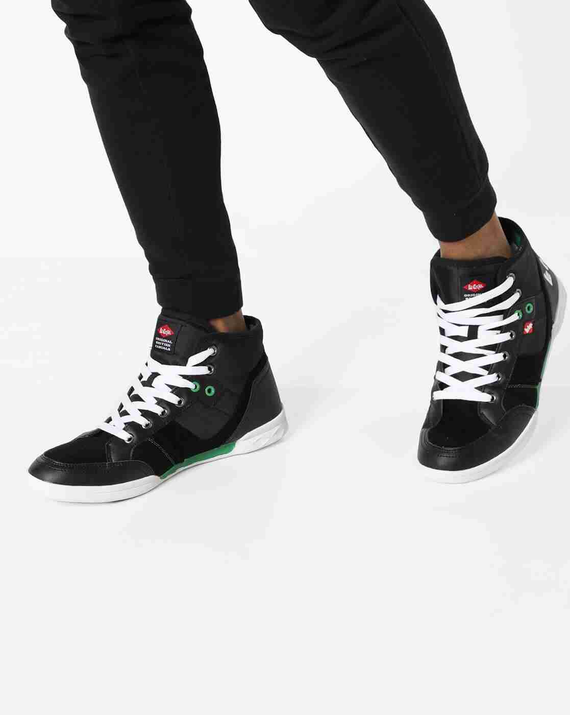 Ankle-Length Panelled Shoes