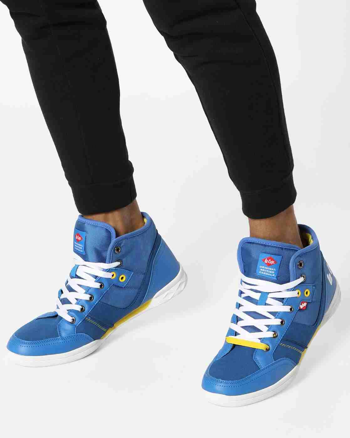 Ankle-Length Panelled Shoes