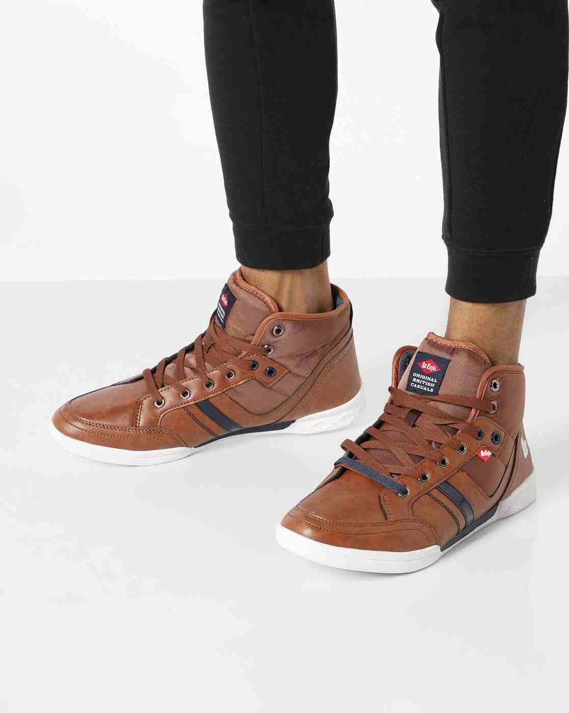 Lee Cooper | Ankle-Length Panelled Shoes|0