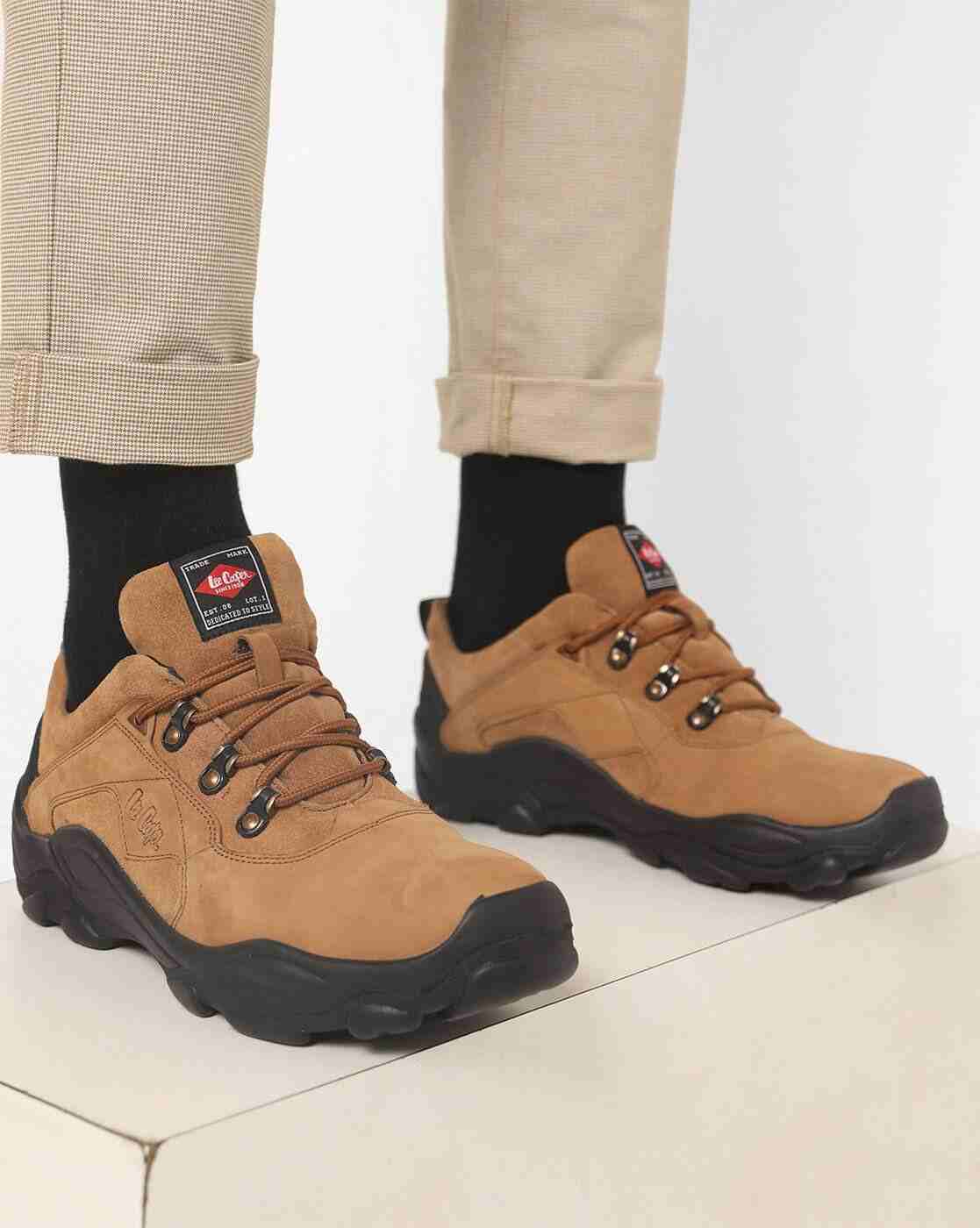 Leather Lace-Up Shoes