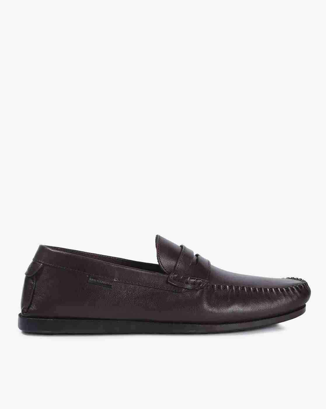Panelled Penny Loafers