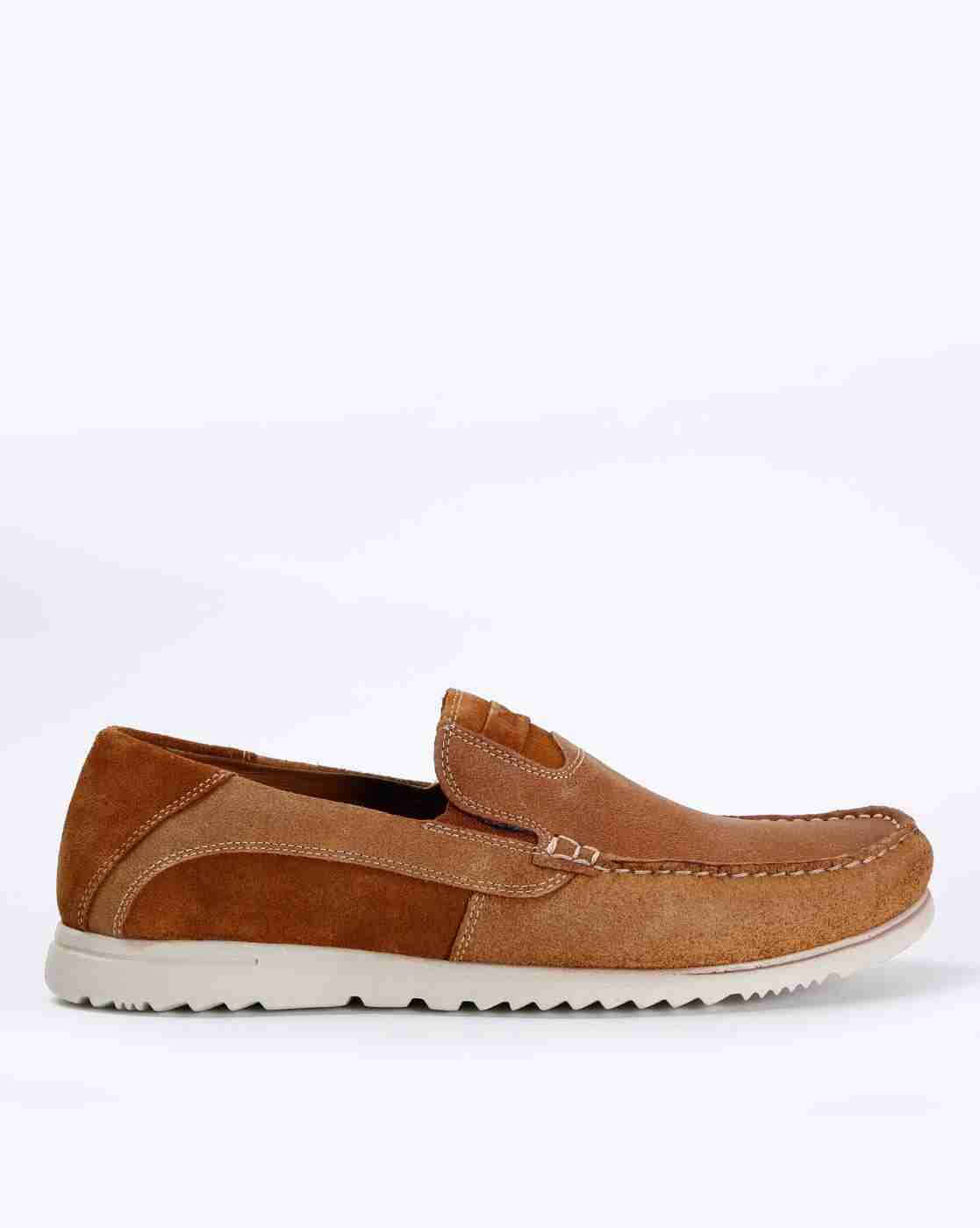 Lee Cooper | Panelled Moccasins with Stitch Detail|0