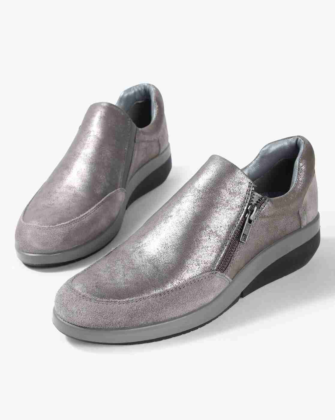 Lee Cooper | Low-Top Slip-On Casual Shoes with Zipper|0