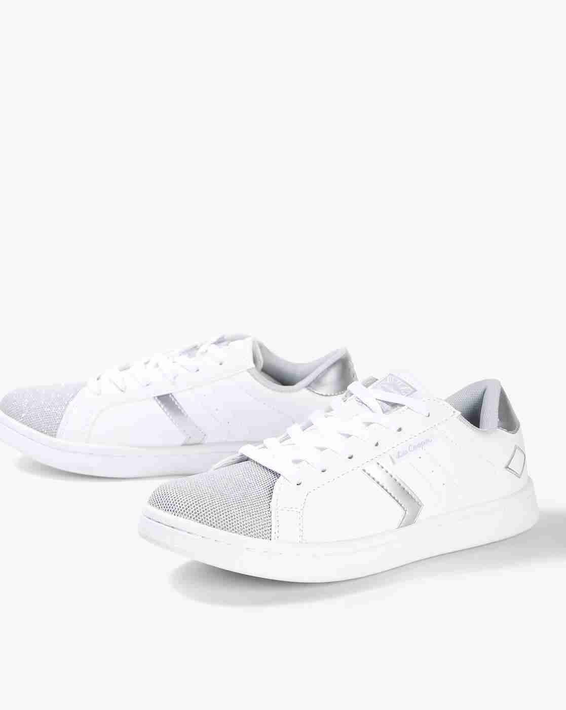 Lace-Up Casual Shoes with Contrast Panels