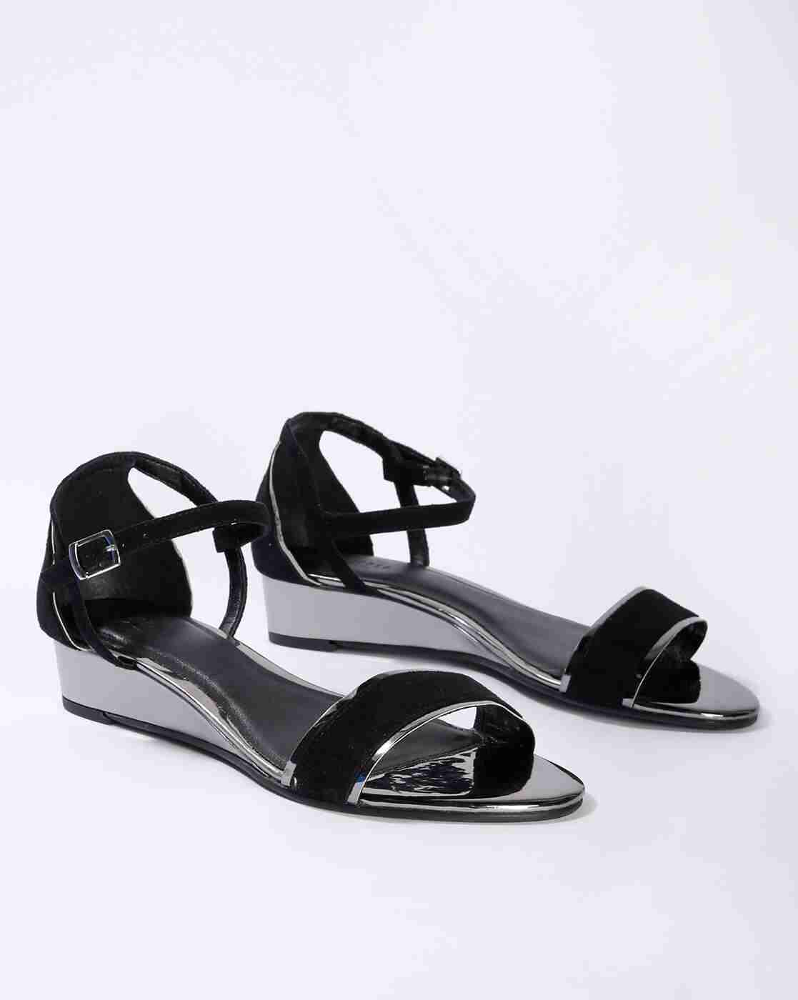Open-Toe Wedges with Ankle Strap