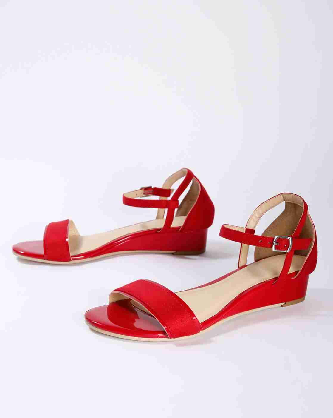 Lee Cooper | Open-Toe Wedges with Ankle Strap|0