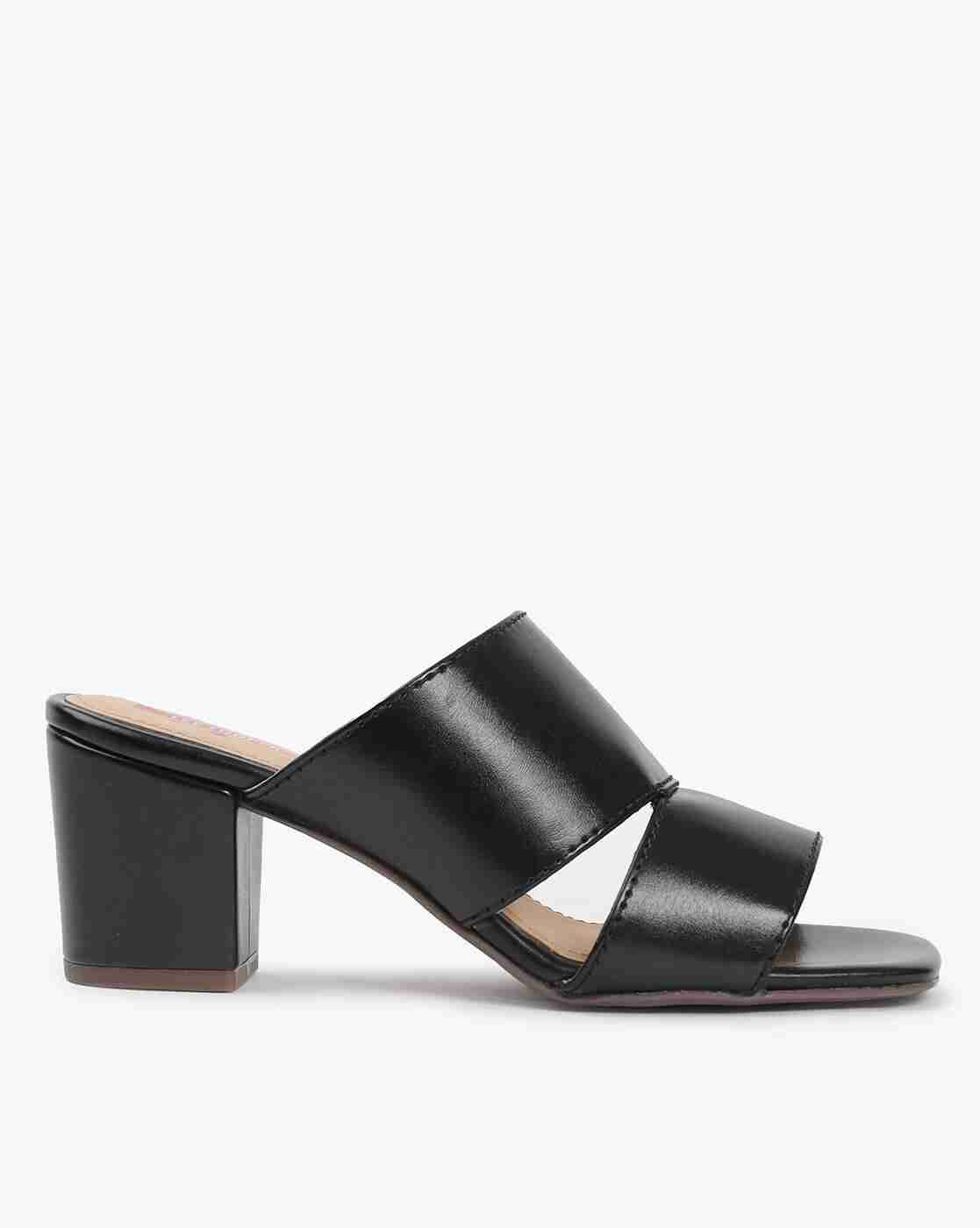Lee Cooper | Double-Strap Chunky-Heeled Sandals|1